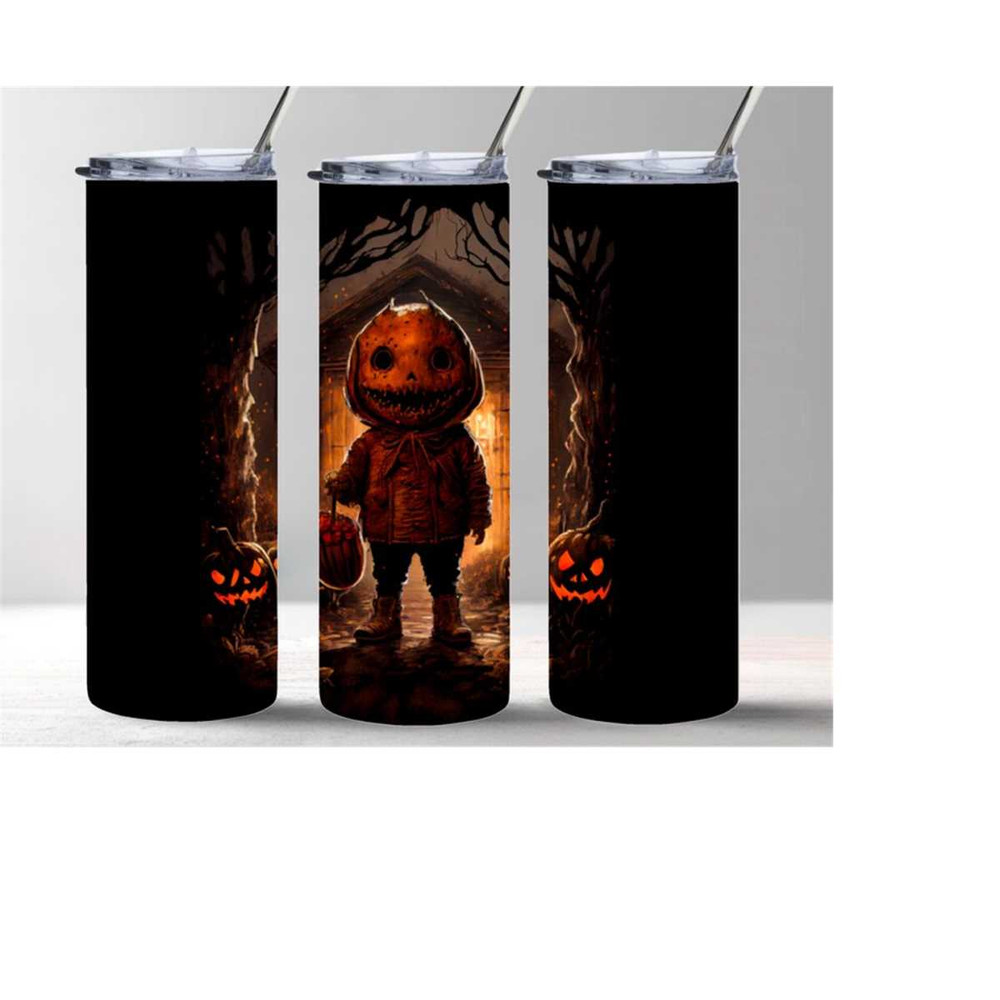 MR-1932024103526-trick-or-treat-20-oz-skinny-tumbler-sublimation-design-instant-digital-download-png-92-x-83-straight-skinny-tumbler-wrap-pumpkin-horror-image-1