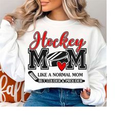 hockey mom png, varsity, distressed, hockey mama, loud and proud hockey mom sublimation design downloads