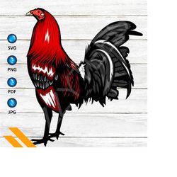 red rooster silhouette svg, chicken sublimation, rooster design, chicken svg, rooster sublimation, rooster svg, svg file