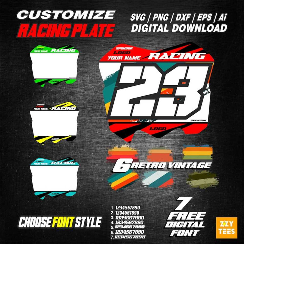MR-213202418593-crf-450-pattern-retro-motocross-racing-plate-vector-plus-free-7-digital-font-for-cricut-and-print-svg-eps-dxf-digital-download-cut-file-image-1.