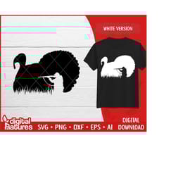 turkey svg 02 - turkey hunting svg, turkey clipart, bird hunting svg for hunters