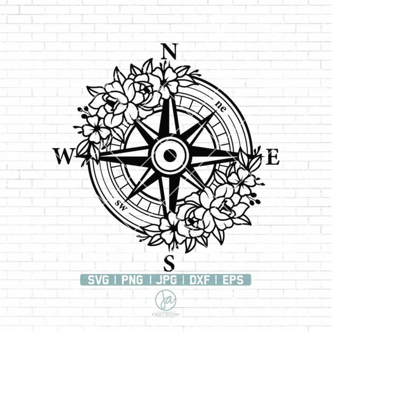 MR-2232024154158-floral-compass-svg-compass-svg-compass-rose-svg-nautical-compass-svg-compass-star-svg-camping-shirt-svg-adventure-svg-png-dxf-image-1.jpg