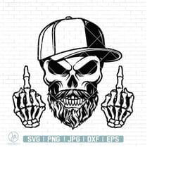 skull middle finger svg | skull svg | skeleton svg | skull shirt svg | skull clipart | middle finger svg | digital downl
