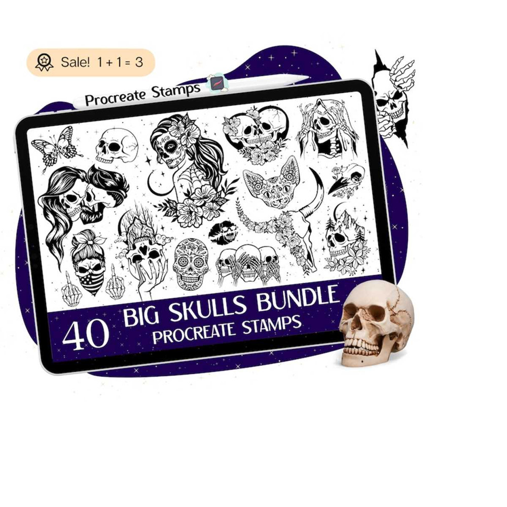 MR-23320247243-40-skull-procreate-stamps-sugar-skull-procreate-stamps-skull-brushes-cow-skull-brushes-skeleton-stamps-doodle-tattoo-brush-stamp-image-1.jpg