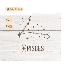 pisces constellation svg png, constellation svg, astrology svg, pisces gift, horoscope svg, celestial svg, pisces png, t