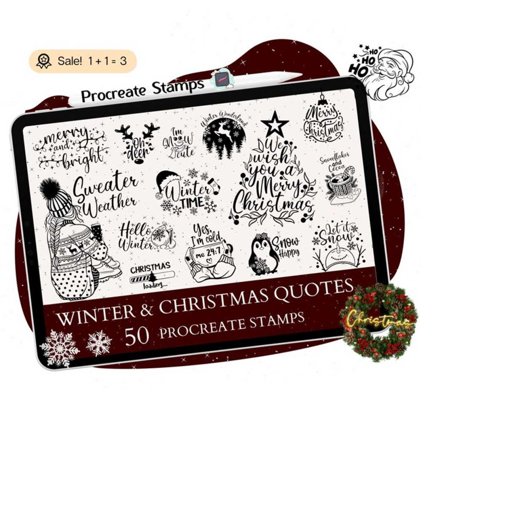 MR-233202472547-50-winter-quotes-procreate-stamps-winter-quotes-brushes-christmas-quotes-procreate-stamps-christmas-quotes-brushes-winter-doodle-tattoo-image-1.
