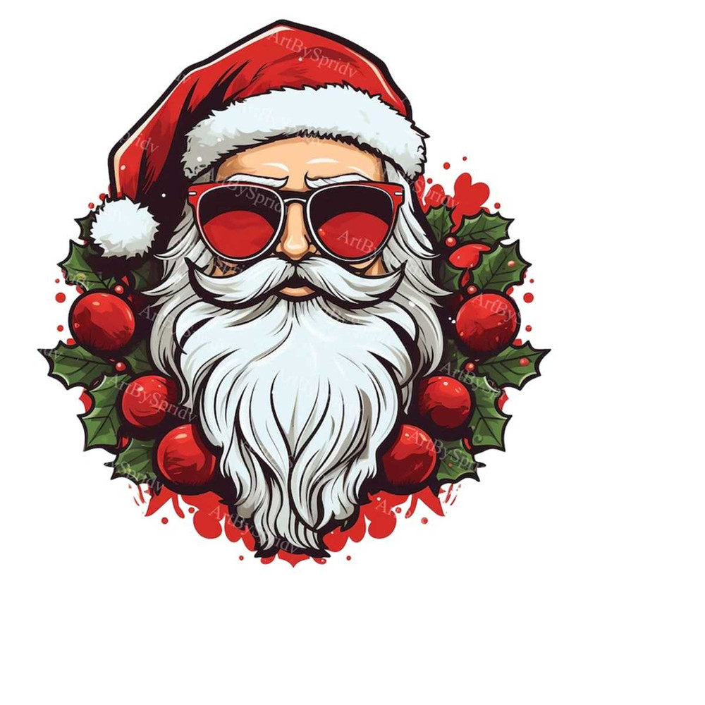 MR-2332024131628-santa-claus-with-sunglassesxmas-tree-wreath-transparent-png-clipart-printable-t-shirt-mug-tumbler-dtg-sublimation-clip-artcommercial-image-1.jp