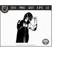 05 welder clipart - welding svg, weld silhouette, welder svg, png, vector, cut files for welder