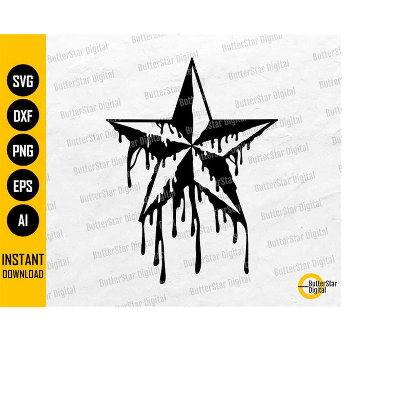 MR-263202410923-dripping-nautical-star-svg-celestial-decal-t-shirt-sticker-graphics-cricut-cutting-file-printable-clip-art-vector-digital-dxf-png-eps-ai-image-1