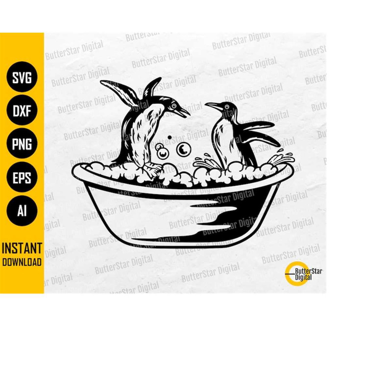MR-2632024103522-penguins-playing-in-bath-tub-svg-bathroom-wall-art-print-decal-stencil-cricut-cut-files-printable-clipart-vector-digital-dxf-png-eps-ai-image-1