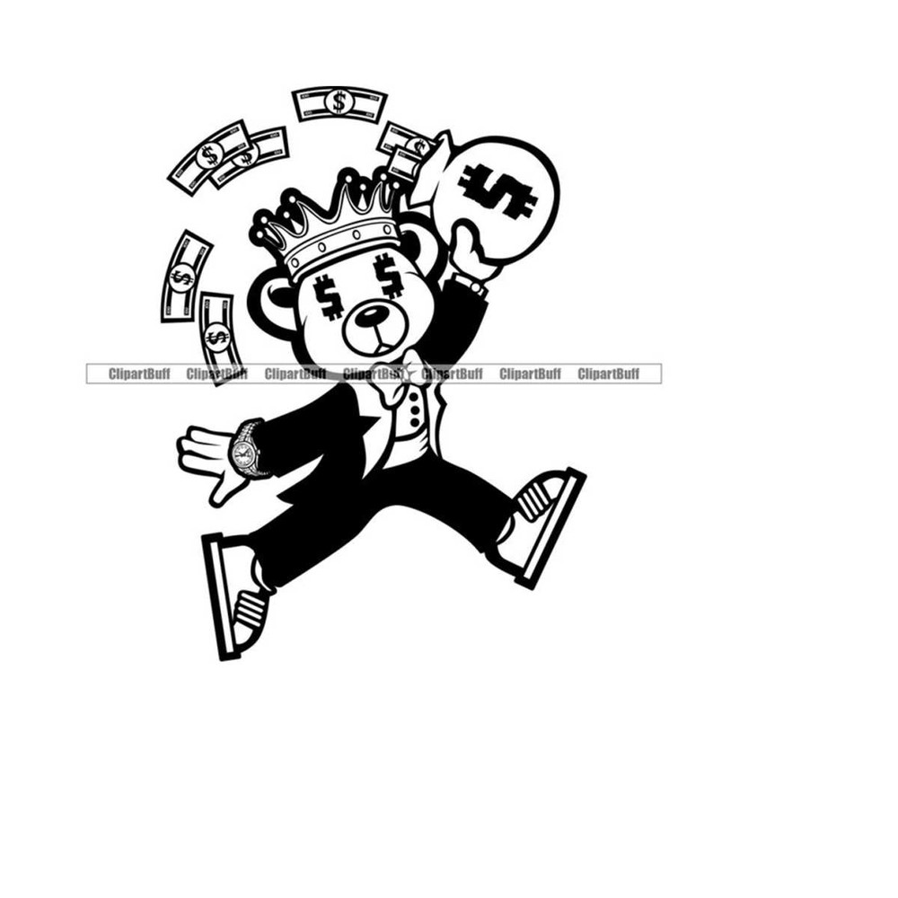 MR-263202415414-hustle-teddy-bear-king-dollar-slam-dunking-bag-of-money-tuxedo-suit-bowtie-cartoon-rapper-rich-boss-swag-trap-tattoo-art-logo-design-png-svg-ima