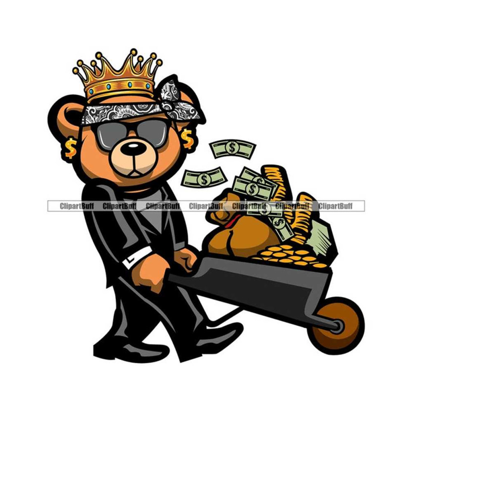 MR-26320241842-gangster-hustle-teddy-bear-king-suit-gang-bandana-wheelbarrow-full-of-money-gold-coin-rap-hip-hop-art-hustling-tattoo-design-png-svg-file-image-1