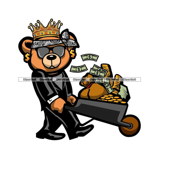 MR-26320241842-gangster-hustle-teddy-bear-king-suit-gang-bandana-wheelbarrow-full-of-money-gold-coin-rap-hip-hop-art-hustling-tattoo-design-png-svg-file-image-1