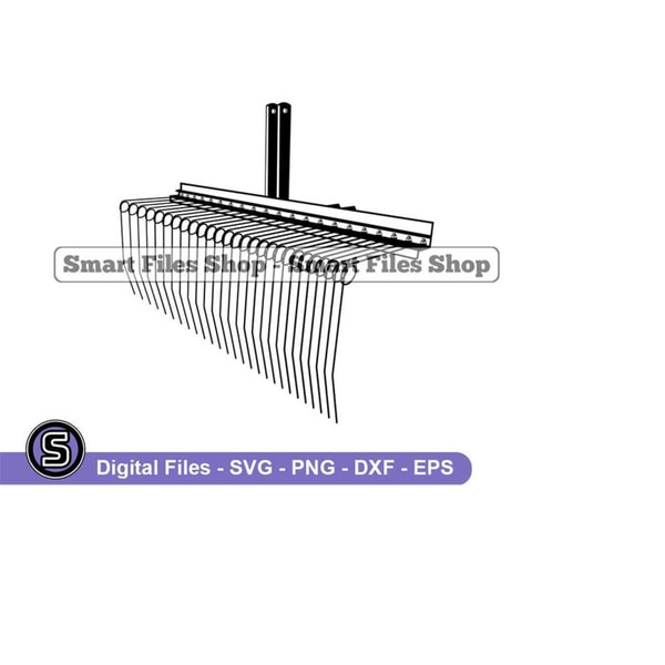 Straw Needle Rake Svg, Tractor Parts Svg, Tractor Svg, Tract | Inspire ...
