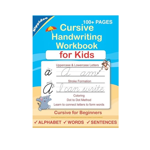 Cursive Handwriting Workbook For Kids Cursive for beginners | Inspire ...