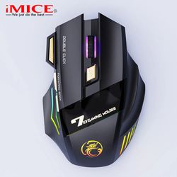Computer Mice Wireless Rechargeable Gaming Bluetooth