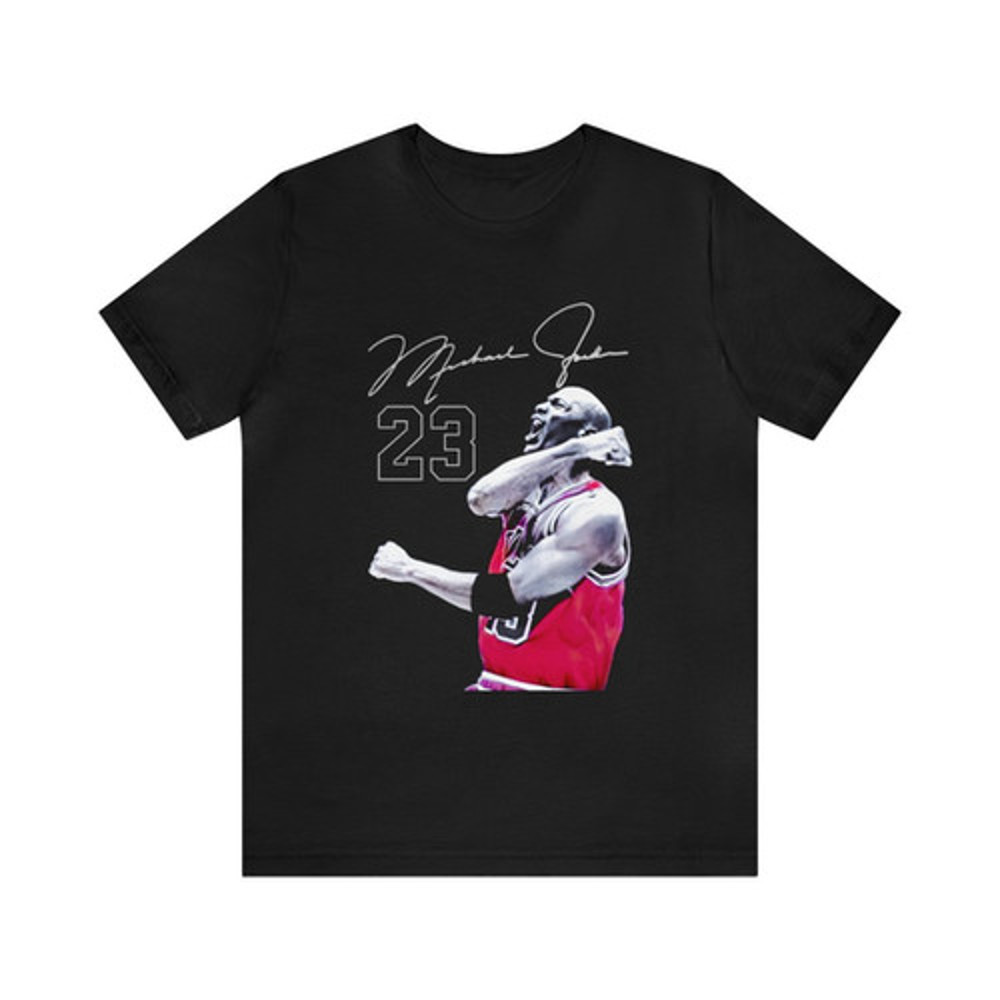 MICHAEL JORDAN VINTAGE Signature Unisex Jersey T-Shirt T-Shirt.jpg