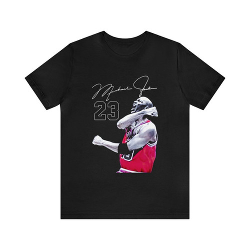 MICHAEL JORDAN VINTAGE Signature Unisex Jersey T-Shirt T-Shirt.jpg