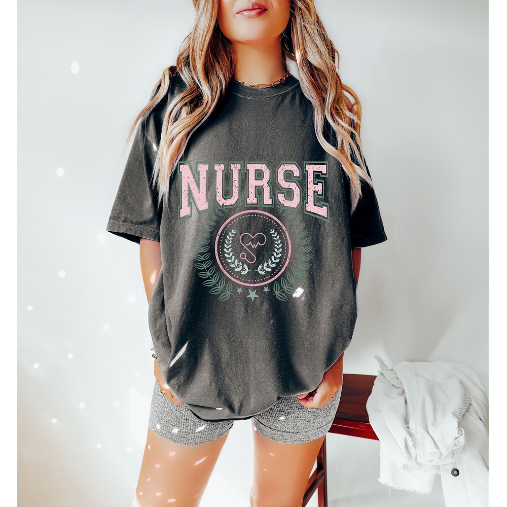 Nurse University Comfort Colors Oversized Shirt, Comfort Colors Tshirt, Graphic Tee.jpg