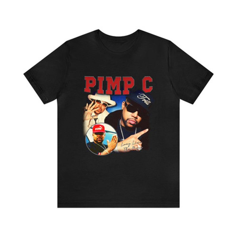 PIMP C VINTAGE Bootleg 90s Unisex Jersey Short Sleeve Tee Shirt.jpg