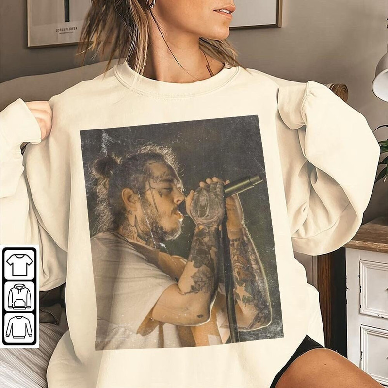 Post Malone Music Shirt, Posty Twelve Carat Europe Tour Vintage Bootleg Inspired Tee.jpg