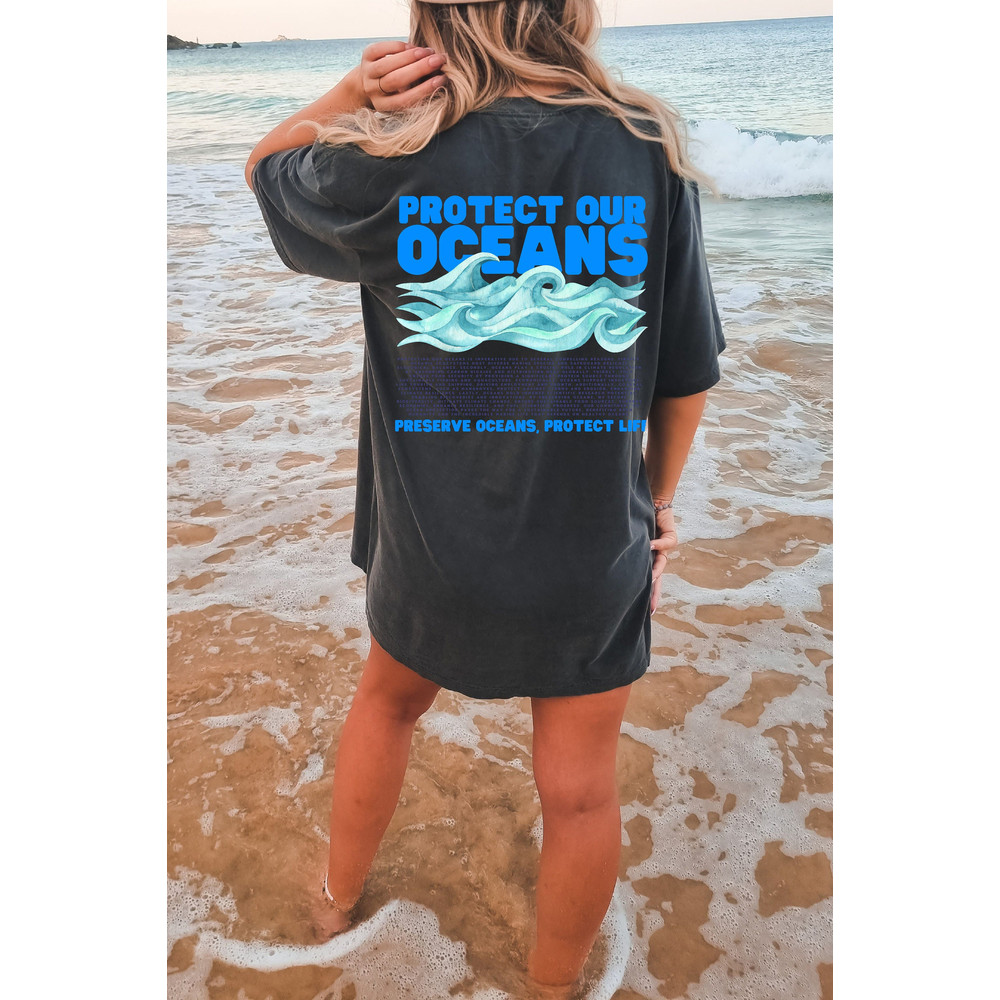 Protect Our Oceans Shirt, Comfort Colors Shirt, Save The Ocean 2.jpg