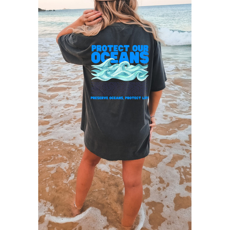Protect Our Oceans Shirt, Comfort Colors Shirt, Save The Ocean 2.jpg