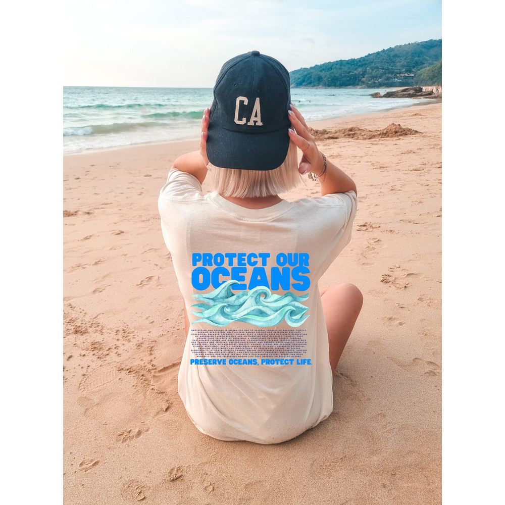 Protect Our Oceans Shirt, Comfort Colors Shirt, Save The Ocean.jpg
