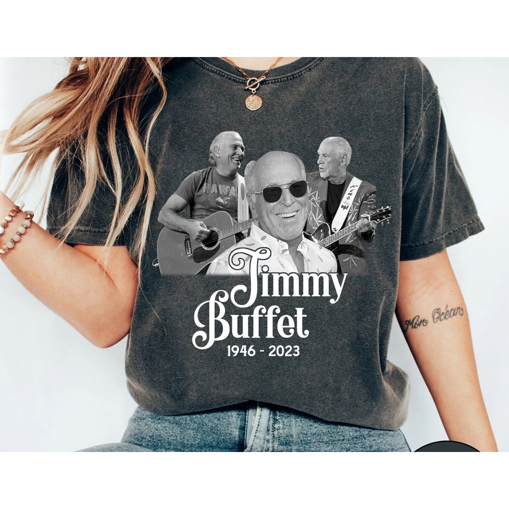 R I P Jimmy Buffett Shirt 1946-2023 Thank You for The Memories , Rest In Peace Jimmy Buffett , Margaritaville Shirt.jpg