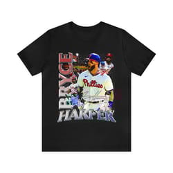 vintage 90s baseball bootleg style t-shirt bryce harper retro unisex graphic tee
