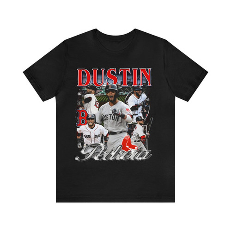 Vintage 90s Baseball Bootleg Style T-Shirt DUSTIN PEDROIA Unisex Graphic Tee.jpg