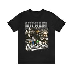 vintage 90s baseball bootleg style t-shirt michael jordan 90s unisex graphic tee