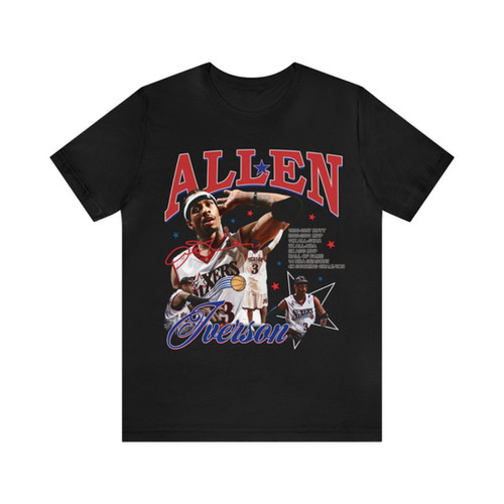 Vintage 90s Basketball Bootleg Style T-Shirt ALLEN IVERSON AI Unisex Graphic Tee.jpg