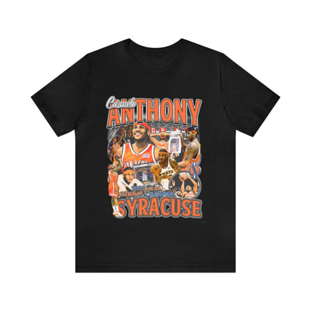 Vintage 90s Basketball Bootleg Style T-Shirt CARMELO ANTHONY Syracuse Unisex Tee.jpg