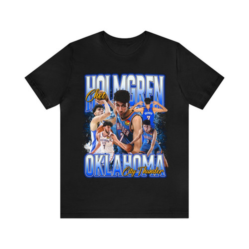 Vintage 90s Basketball Bootleg Style T-Shirt CHET HOLMGREN Unisex Graphic Tee.jpg
