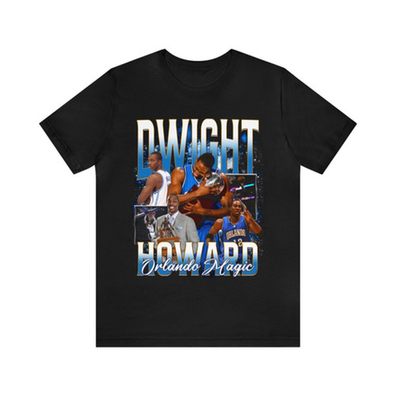 Vintage 90s Basketball Bootleg Style T-Shirt DWIGHT HOWARD Unisex Graphic Tee.jpg