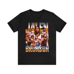 vintage 90s basketball bootleg style t-shirt jalen brunson unisex graphic tee