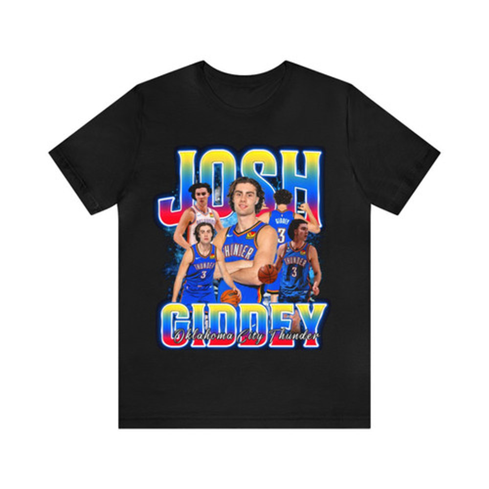 Vintage 90s Basketball Bootleg Style T-Shirt JOSH GIDDEY 90s Unisex Graphic Tee.jpg