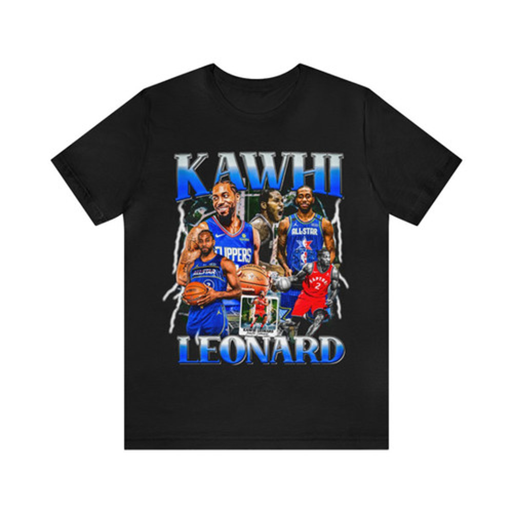 Vintage 90s Basketball Bootleg Style T-Shirt KAWHI LEONARD 90s Unisex Tee.jpg