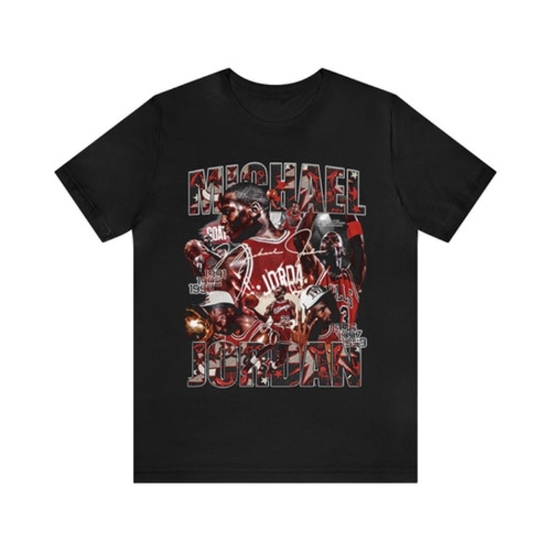 Vintage 90s Basketball Bootleg Style T-Shirt MICHAEL JORDAN 2 Unisex Tee T-Shirt.jpg