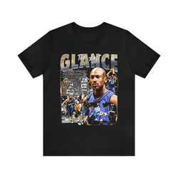 vintage 90s basketball bootleg style t-shirt michael jordan glance unisex tee