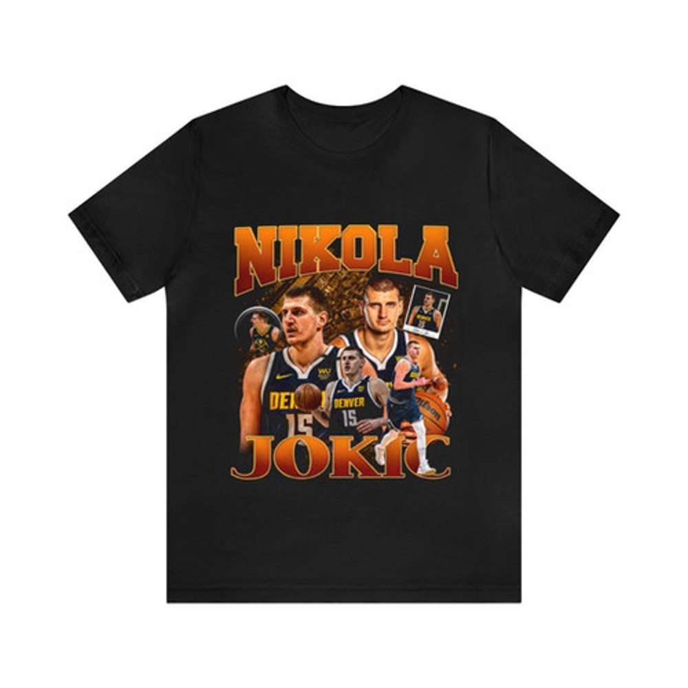 Vintage 90s Basketball Bootleg Style T-Shirt NIKOLA JOKIC 90s Unisex Graphic Tee.jpg