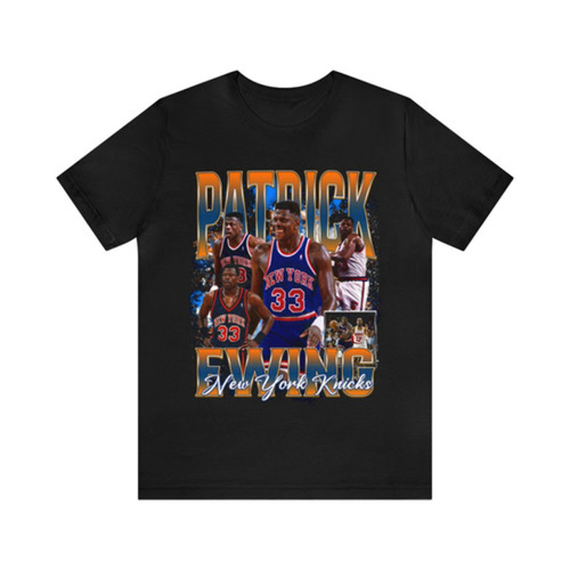 Vintage 90s Basketball Bootleg Style T-Shirt PATRICK EWING Unisex Graphic Tee.jpg