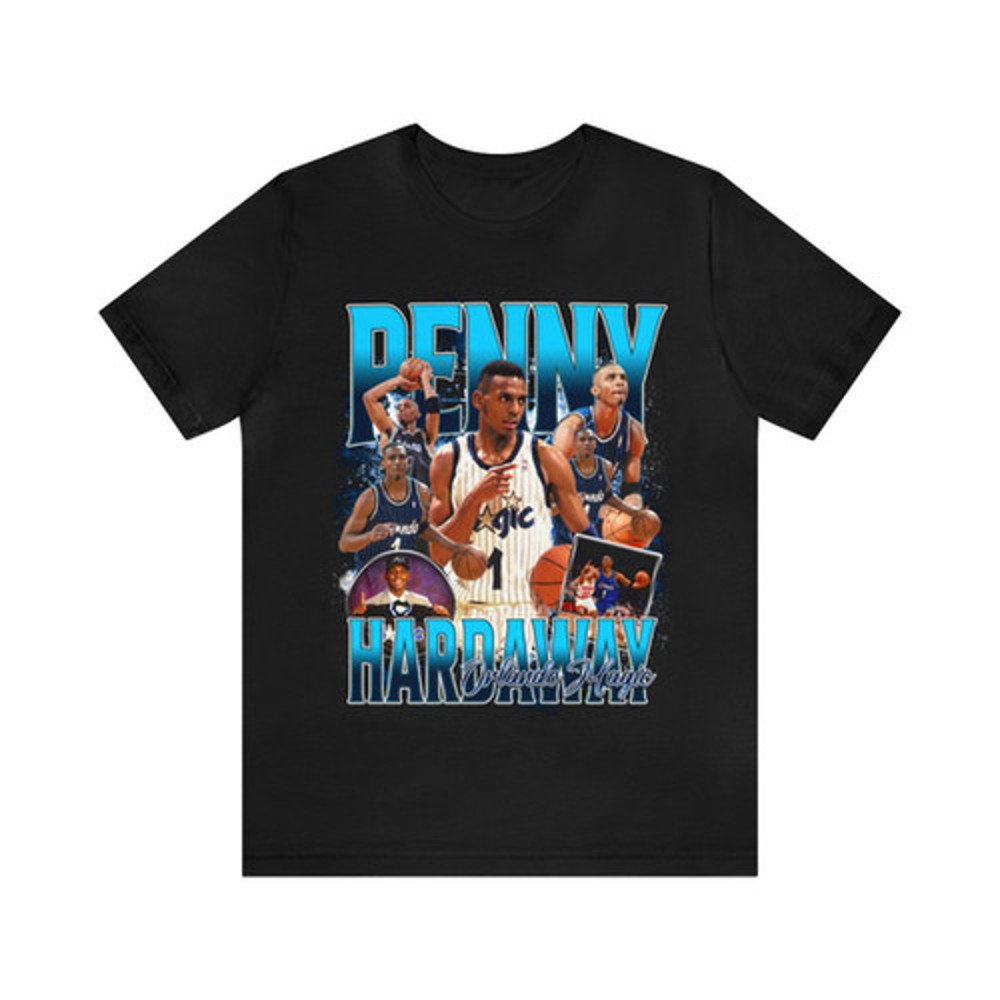 Vintage 90s Basketball Bootleg Style T-Shirt PENNY HARDAWAY Unisex Graphic Tee.jpg
