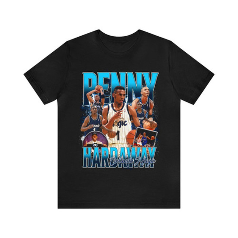 Vintage 90s Basketball Bootleg Style T-Shirt PENNY HARDAWAY Unisex Graphic Tee.jpg
