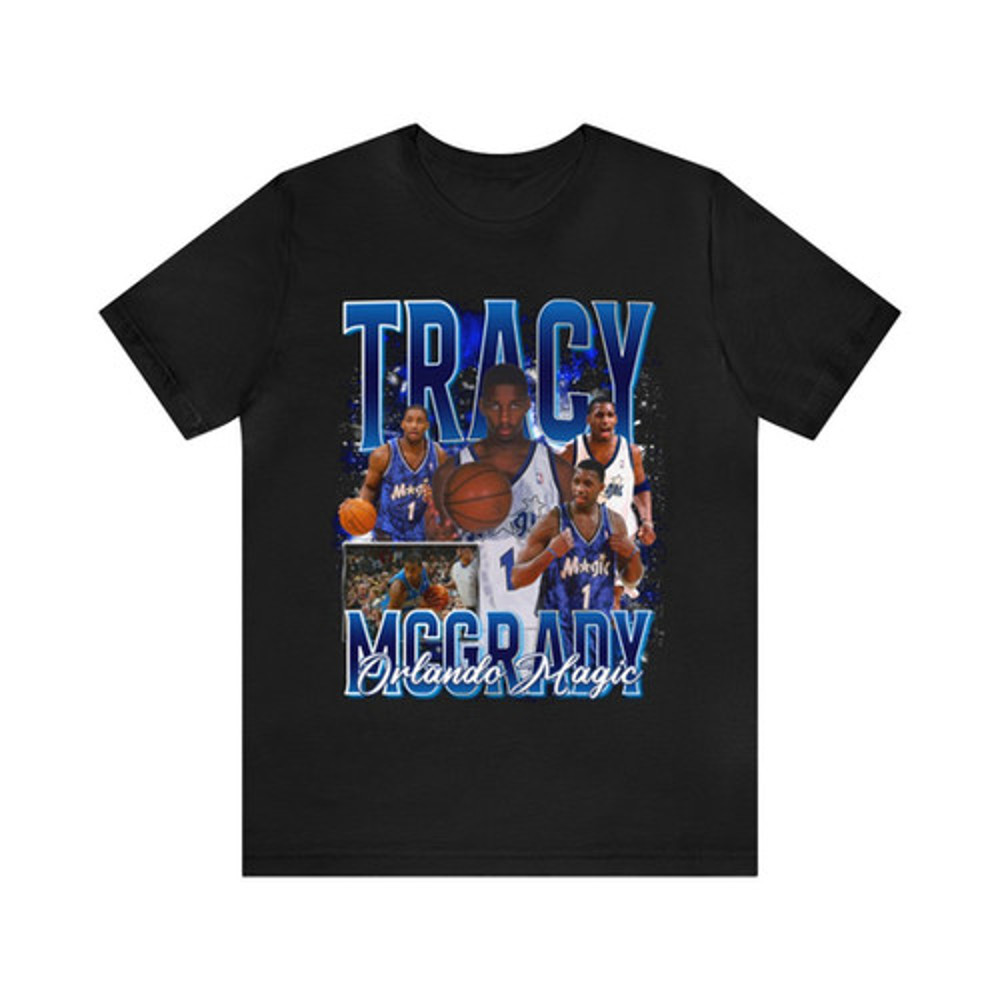 Vintage 90s Basketball Bootleg Style T-Shirt TRACY MCGRADY Unisex Graphic Tee.jpg