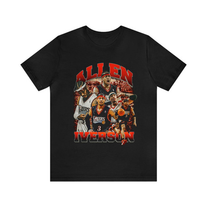 Vintage 90s Basketball Bootleg Style T-Shirt, ALLEN IVERSON 3 Unisex Tee.jpg