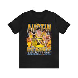 vintage 90s basketball bootleg style t-shirt, austin reaves ar unisex tee