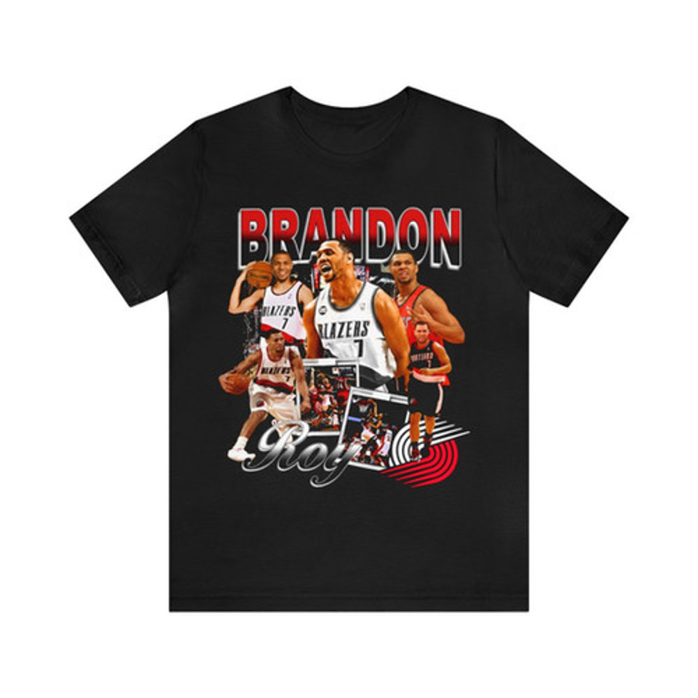 Vintage 90s Basketball Bootleg Style T-Shirt, BRANDON ROY Unisex Graphic Tee.jpg