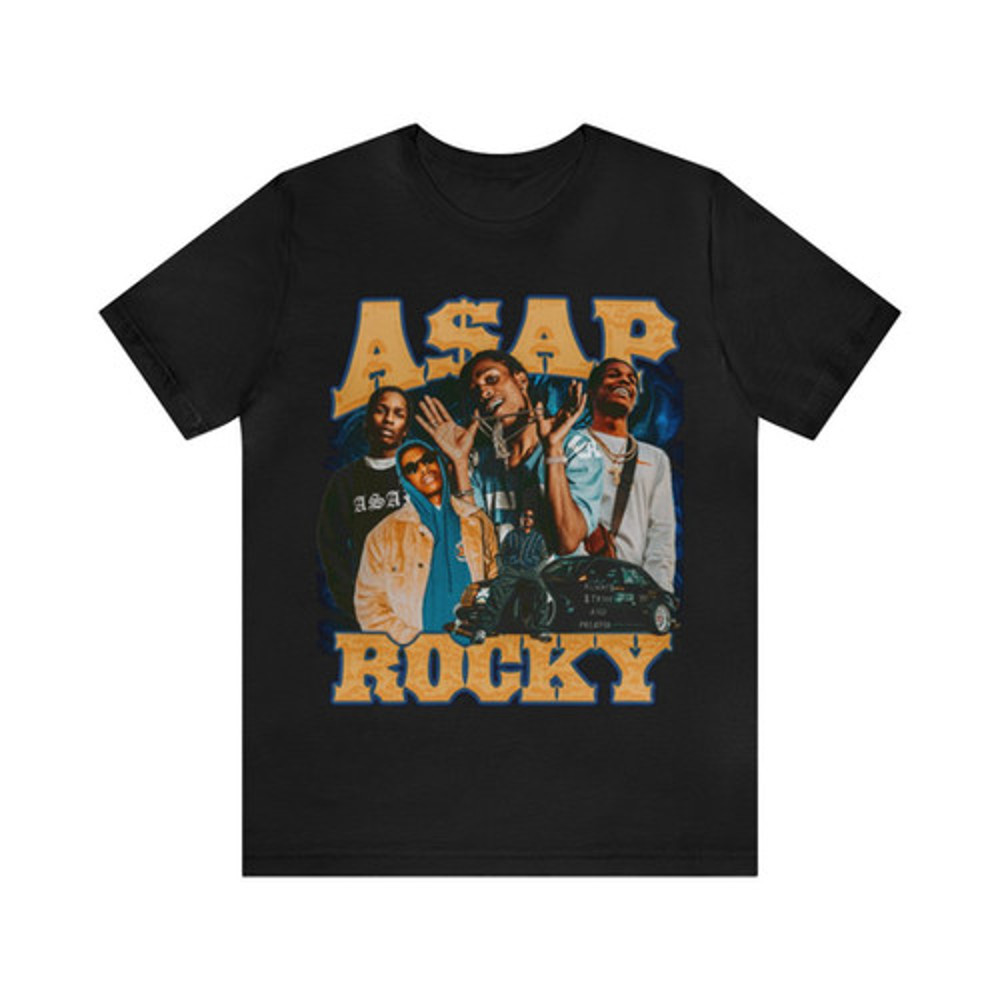 Vintage 90s Rap Bootleg Style T-Shirt ASAP ROCKY 90s Style Unisex Graphic Tee.jpg